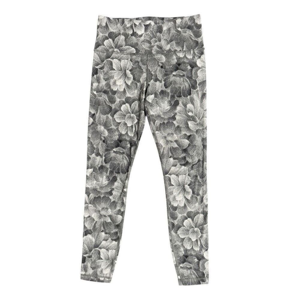 Athleta Women's Elation Leggings Black Chakra Floral Size Small